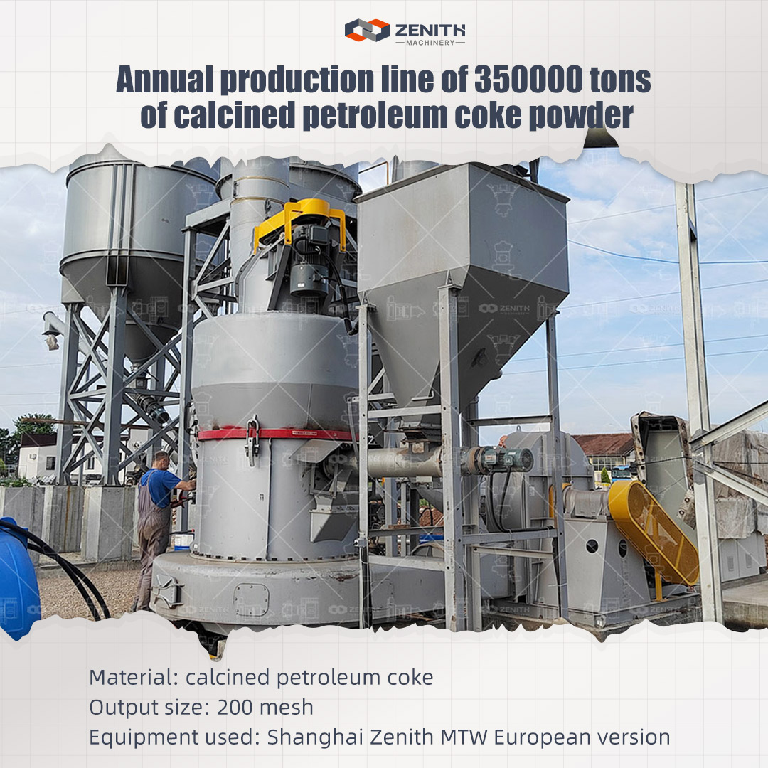 Quicklime powder production process flow diagram